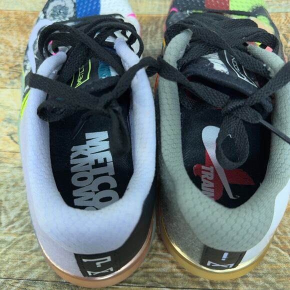 Nike Metcon 6 X Training Shoes CK9389 706 "What The" Womens Sz 10 / Mens Sz 8.5 - Picture 8 of 11